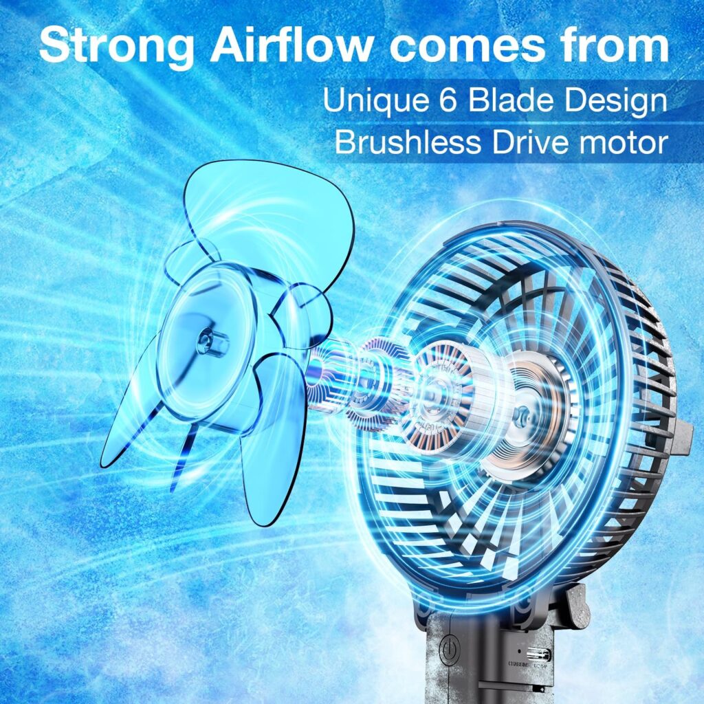 VersionTECH Mini USB Clip Fan